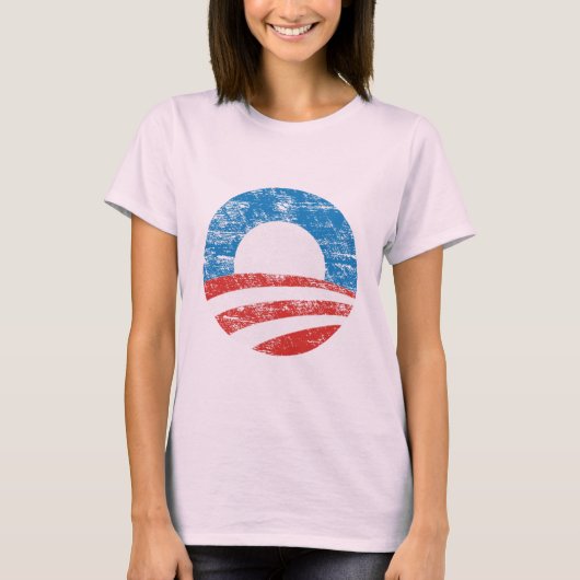 Faded Obama Logo T-shirt (Voorkant)