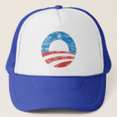 Faded Obama Logo Trucker Pet (Voorkant)