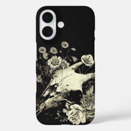 Faded Omen - Gothic Streetwear Design iPhone 16 Hoesje