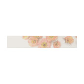Faded Peach Geum Belly Band Uitnodigingen Wikkel (Vlak)