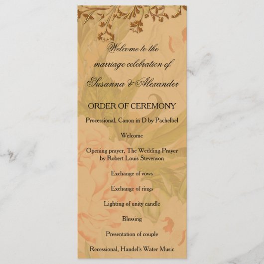 Faded ponden en het goudweddenschapsprogramma van programmakaart (Voorkant)