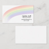 Faded regenboog visitekaartje (Voorkant / Achterkant)