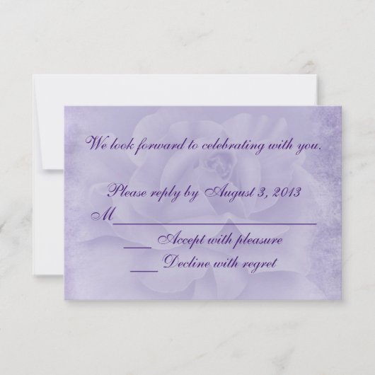 Faded Roos RSVP (Voorkant)