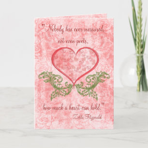 Faded Rose Feestdagen Kaart