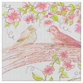 Faded roze vinken stof (Close Up)