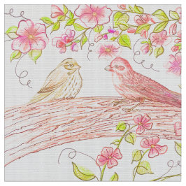 Faded roze vinken stof