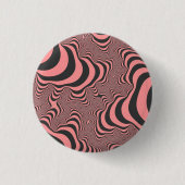 Faded roze Zebrastripes Ronde Button 3,2 Cm (Voorkant)