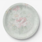 Faded Rozen Shabby  ontwerp Papieren Bordje (Voorkant)