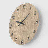 Faded Rustic Woodgrain look Clock Grote Klok (Hoek)