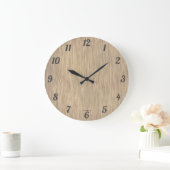 Faded Rustic Woodgrain look Clock Grote Klok (Huis)