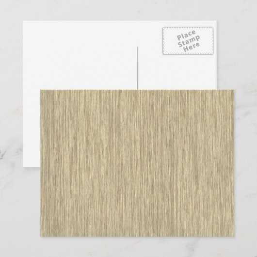 Faded Rustische korrelig hout achtergrond Briefkaart (Voorkant / Achterkant)