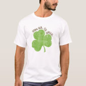 Faded Shamrock, ik ben Aziatisch T-shirt (Voorkant)