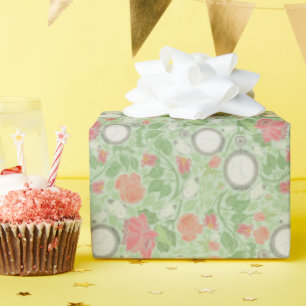 Faded Steampunk Clockwork Pocket Watch Cadeaupapier