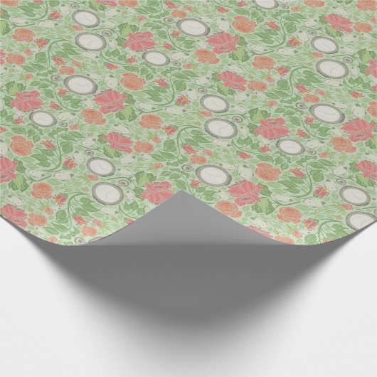 Faded  Steampunk Clockwork Pocket Watch Cadeaupapier (Hoek)