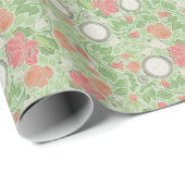 Faded  Steampunk Clockwork Pocket Watch Cadeaupapier (Rol Hoek)