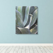 Faded Succulant Detail, 2017 Canvas Afdruk (Insitu (Houten vloer))