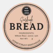 Faded Terracota Bakery Sourdough Bread Sticker (Voorkant)