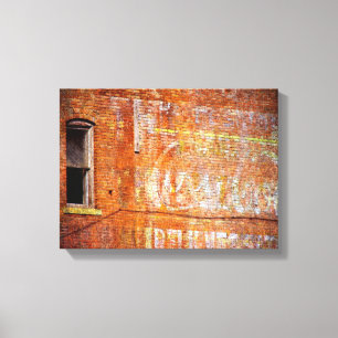 Faded verf, Ghost-teken Canvas Afdruk