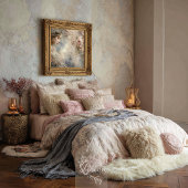 Faded Whispers Romantisch Portret  Bloemen Tissuepapier