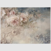 Faded Whispers Romantisch Roos Shabby Chic Tissuepapier (Voorkant)