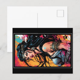 Fadey Barbarian Comic Style 01 Briefkaart
