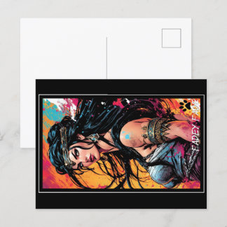 Fadey Barbarian Comic Style 01 Briefkaart