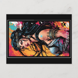 Fadey Barbarian Comic Style 01 Briefkaart