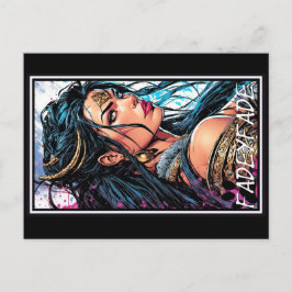 Fadey Barbarian Comic Style 02 Briefkaart