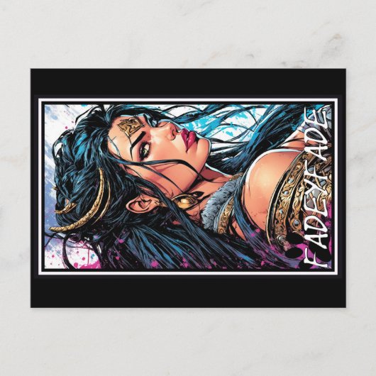 Fadey Barbarian Comic Style 02 Briefkaart (Voorkant)