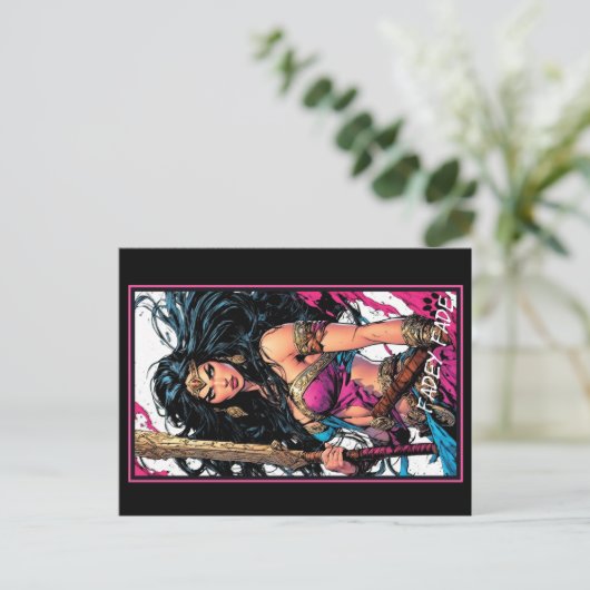 Fadey Barbarian Comic Style 03 Briefkaart (Staand voorkant)