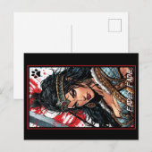 Fadey Barbarian Comic Style 04 Briefkaart (Voorkant / Achterkant)