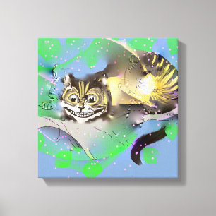Fading Cheshire Cat Canvas Afdruk