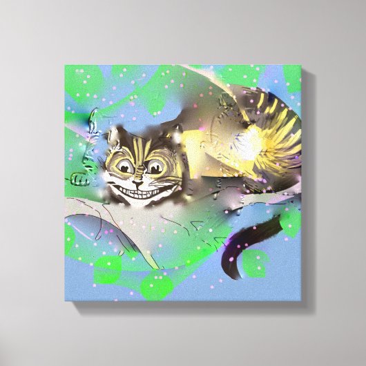 Fading Cheshire Cat Canvas Afdruk (Voorkant)
