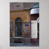 Fading Facade in Lobau, Duitsland Poster (Voorkant)