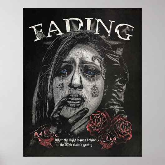 Fading - Gotische Streetwear Design Poster (Voorkant)