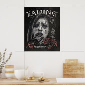 Fading - Gotische Streetwear Design Poster (Keuken)