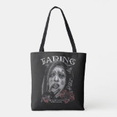 Fading - Gotische Streetwear Design Tote Bag (Achterkant)