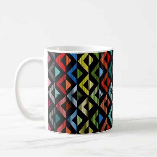 Fading Half-Diamonds koffie-Mok Koffiemok (Links)