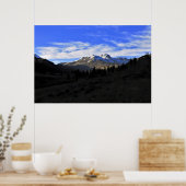 Fading Light on the Rocky Mountains Poster (Keuken)