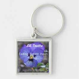 Fading Pansiy Lil Truth Remidner  Sleutelhanger