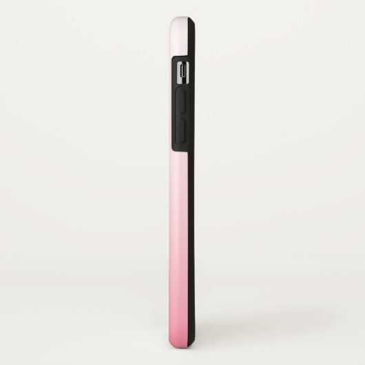 Fading Pinks Ombre Gradatie & Uw Initialen Case-Mate iPhone Case (Achterkant/links)