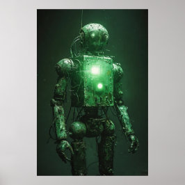 Fading Sentinel: een kapotte robot Poster