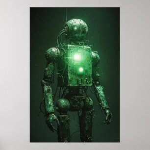 Fading Sentinel: een kapotte robot Poster