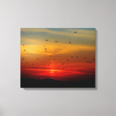 Fading Sunset Canvas Afdruk (Voorkant)