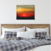 Fading Sunset Canvas Afdruk (Insitu (Slaapkamer))