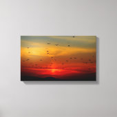 Fading Sunset Canvas Afdruk (Voorkant)