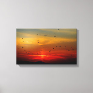 Fading Sunset Canvas Afdruk