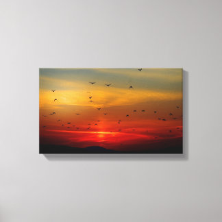 Fading Sunset Canvas Afdruk