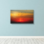 Fading Sunset Canvas Afdruk (Insitu (Houten vloer))