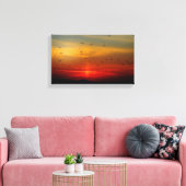Fading Sunset Canvas Afdruk (Insitu (Woonkamer))